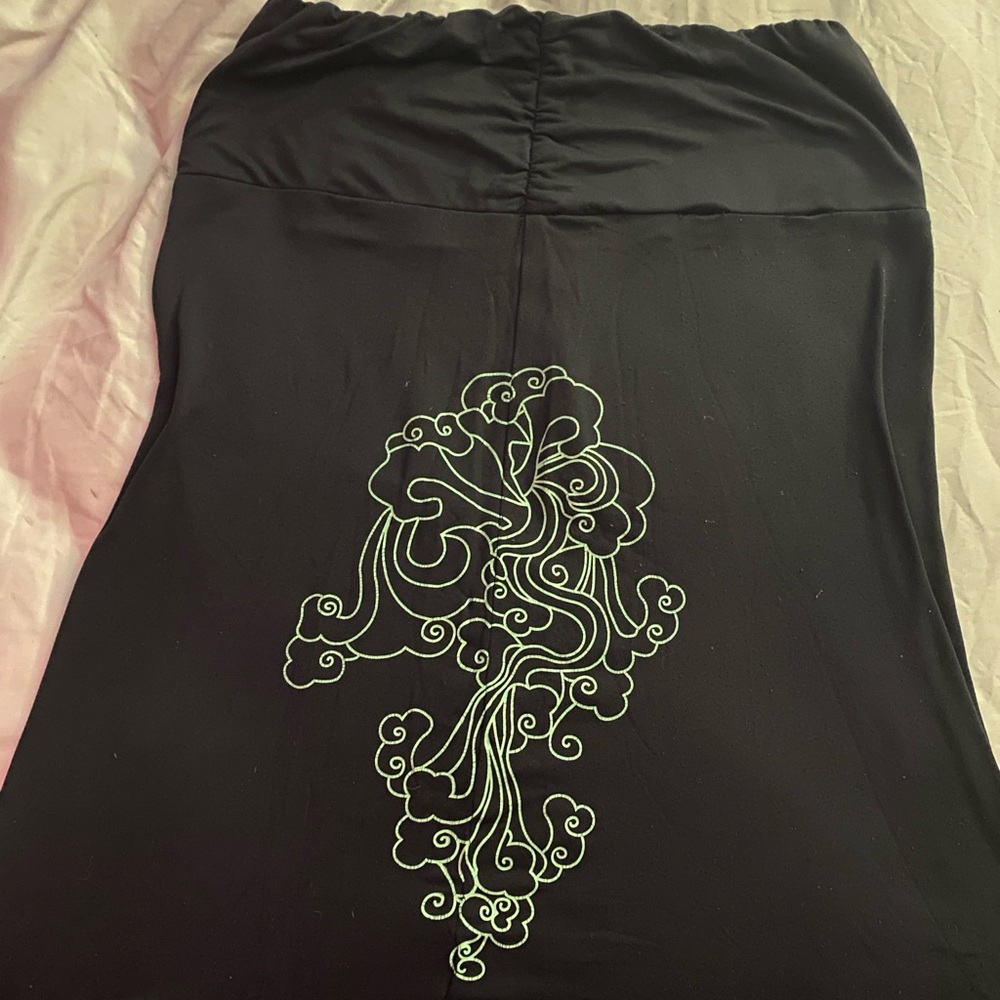 Elegant Black Midi Skirt